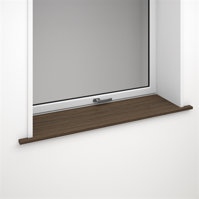 Pure Walnut lacquered SHINNOKI - Veneered MDF Window Sill